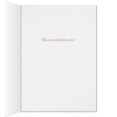 Double Tulips Spring Garden Jeder Anlass Custom (Innen (Rechts))