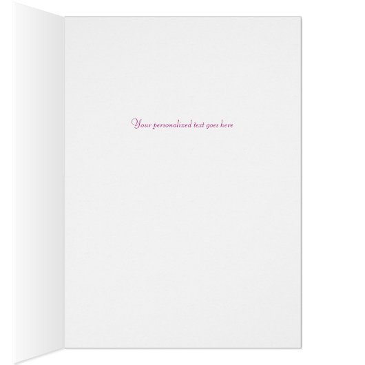 Double Tulips Spring Garden Jeder Anlass Custom (Innen (Rechts))