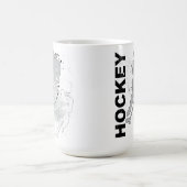 Double Vision Hockey (weiblich) Kaffeetasse (Mittel)
