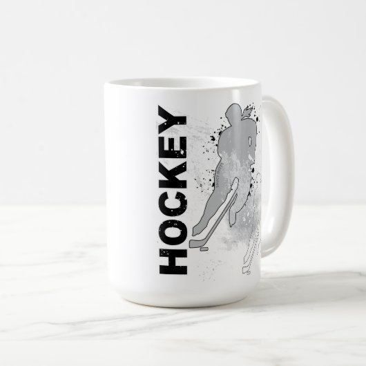 Double Vision Hockey (weiblich) Kaffeetasse (VorderseiteRechts)