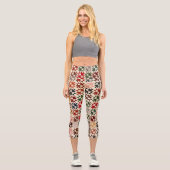 Double X quilt Capri Leggings (Vorderseite)