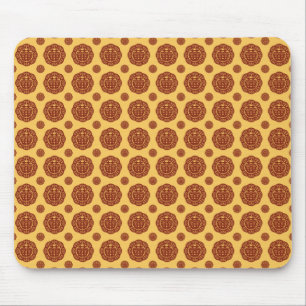 Double Xi Chinese Wedtern Pattern Mousepad
