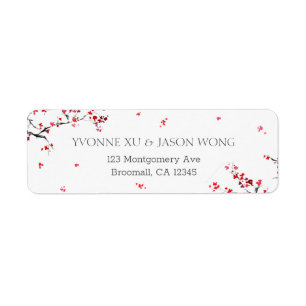 Double Xi Chinesisch Rot Elegante Rückkehr