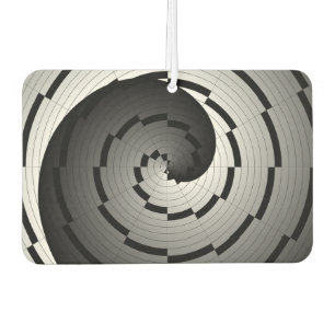 Double Yin Yang Spiral von Kenneth Yoncich Autolufterfrischer