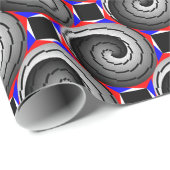 Double Yin Yang Spiral von Kenneth Yoncich Geschenkpapier (Rolleneckpunkt)