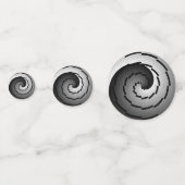 Double Yin Yang Spiral von Kenneth Yoncich Konfetti (Vorderseiten)