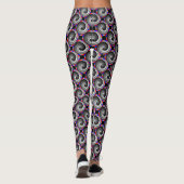 Double Yin Yang Spiral von Kenneth Yoncich Leggings (Rückseite)