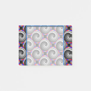 Double Yin Yang Spiral von Kenneth Yoncich Post-it Klebezettel