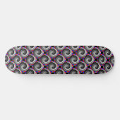 Double Yin Yang Spiral von Kenneth Yoncich Skateboard (Horizontal)