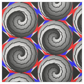 Double yin Yang Spiral von Kenneth Yoncich Stoff (Muster)