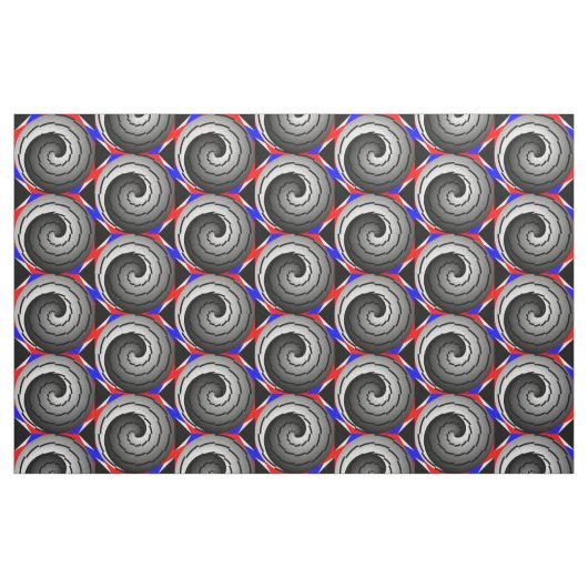 Double yin Yang Spiral von Kenneth Yoncich Stoff (Fat Quarter (45,7 x 55,9 cm))
