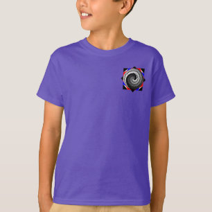 Double Yin Yang Spiral von Kenneth Yoncich T-Shirt