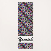 Double Yin Yang Spiral von Kenneth Yoncich Yogamatte (Vorderseite)