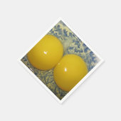 Double Yolk Egg Napkin Serviette (Ecke)