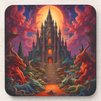 Double Your Dragon Fantasy Final Getränkeuntersetzer