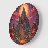 Double Your Dragon Fantasy Final Große Wanduhr (Winkel)