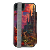 Double Your Dragon Fantasy Final Incipio iPhone Geldbeutel-Hülle (Folio Rückseite)