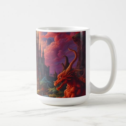 Double Your Dragon Fantasy Final Kaffeetasse (Rechts)