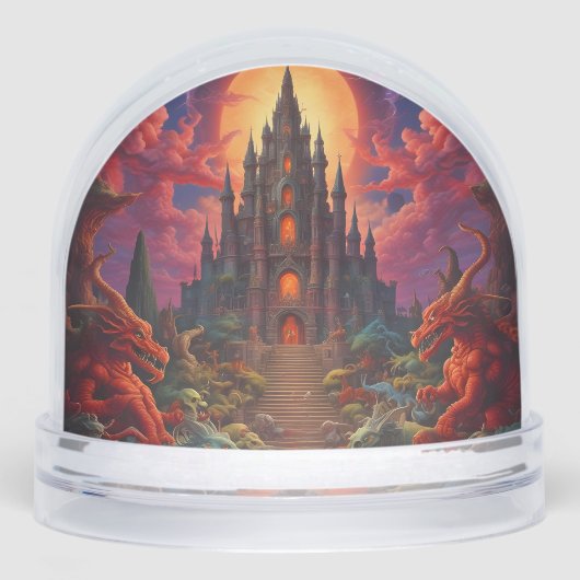 Double Your Dragon Fantasy Final Schneekugeln (Vorderseite)