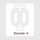 DOUBLE ZERO STICKER (Blatt)