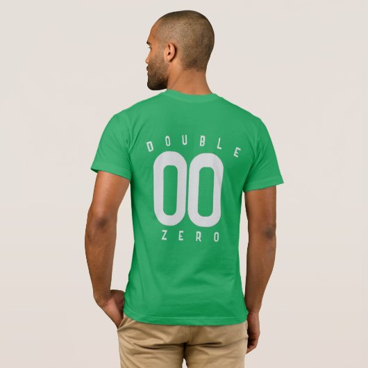 DOUBLE ZERO T-Shirt (Schwarz voll)