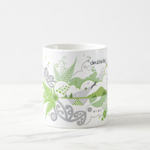 Doubledot Medium-Kiwi-Kaffee-Tasse Kaffeetasse