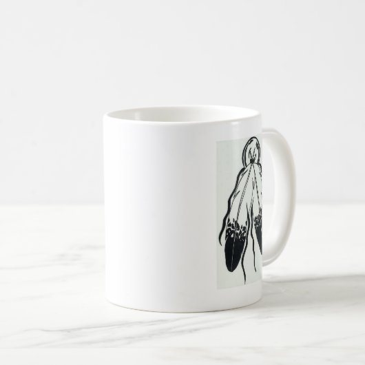 DoubleFeather Cherokee Gebets-Segen Kaffeetasse (VorderseiteRechts)