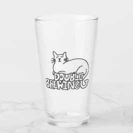 DoubleG Brauenweißes Katzen-Liter-Glas! Glas