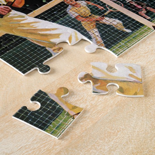 Doubles Tennis Match Puzzle (Seite)