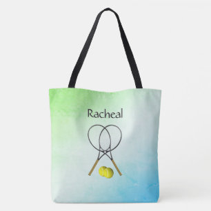 Doubles Tennis Thema Personalisiert Tasche