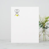 Doubles Tennis Thema Sport (Stehend Vorderseite)