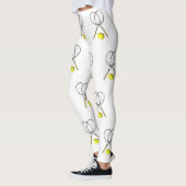 Doubles Tennis Thema Sport Leggings (Links)