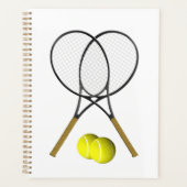 Doubles Tennis Thema Sport Planer (Vorderseite)