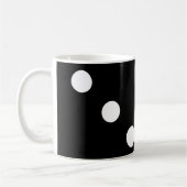 Doubles Three Black Domino Tasse (Links)