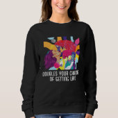Doubles Your Chances Of Getting Laid Bisexual Prid Sweatshirt (Vorderseite)