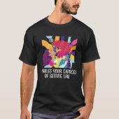 Doubles Your Chances Of Getting Laid Bisexual Prid T-Shirt (Vorderseite)
