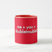 doubletrouble! mug tasse (Zentrum)