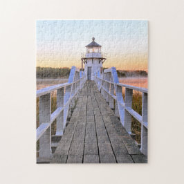 Doubling Point Lighthouse, Arrowsic Island, Maine Puzzle