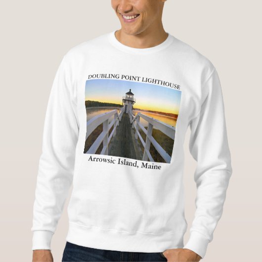 Doubling Point Lighthouse, Arrowsic Island, Maine Sweatshirt (Vorderseite)