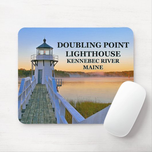 Doubling Point Lighthouse, Maine Mousepad (Mit Mouse)