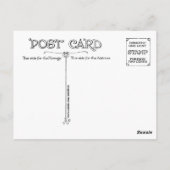 "DOUBLY BUBBLY" FLOATING FANTASY POSTKARTE (Rückseite)