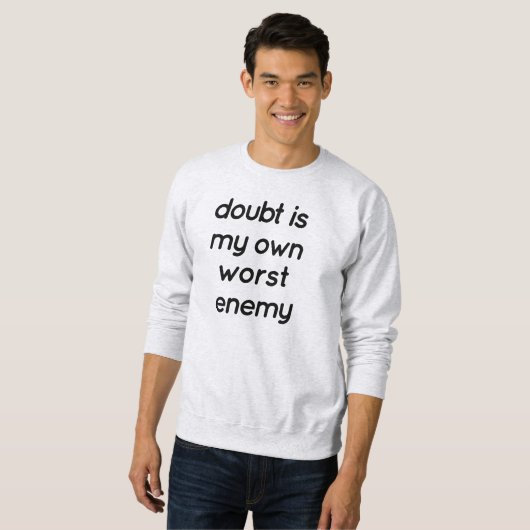 Doubt Men's Basic Sweatshirt (Vorne ganz)