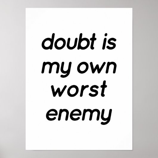 Doubt Poster (Vorne)