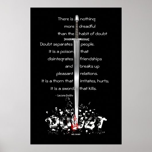 Doubt tötet poster (Vorne)