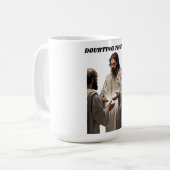 Doubting Thomas Resurrection T Shirt, Easter Gift Kaffeetasse (Vorderseite Links)