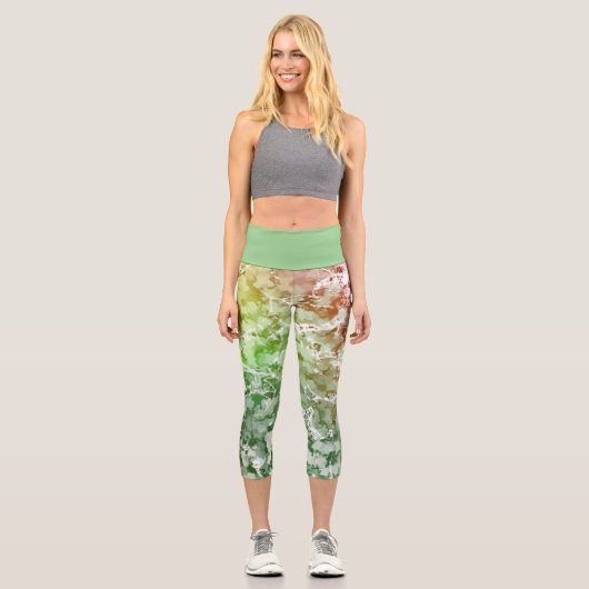 Douceur d'automne capri leggings (Vorderseite)