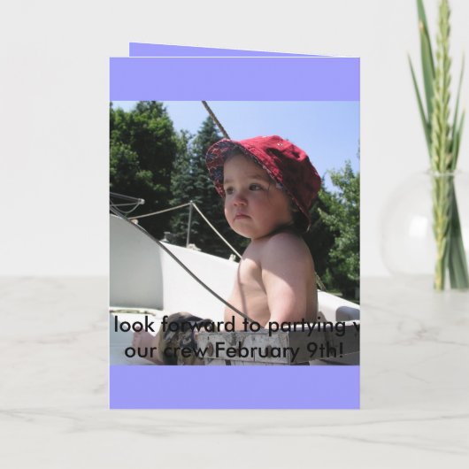 Doug#10, GUESS, DER 40 WIRD! Einladung (Rückseite)