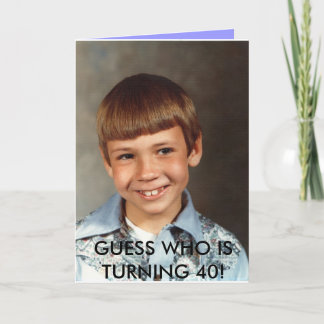 Doug#10, GUESS, DER 40 WIRD! Einladung