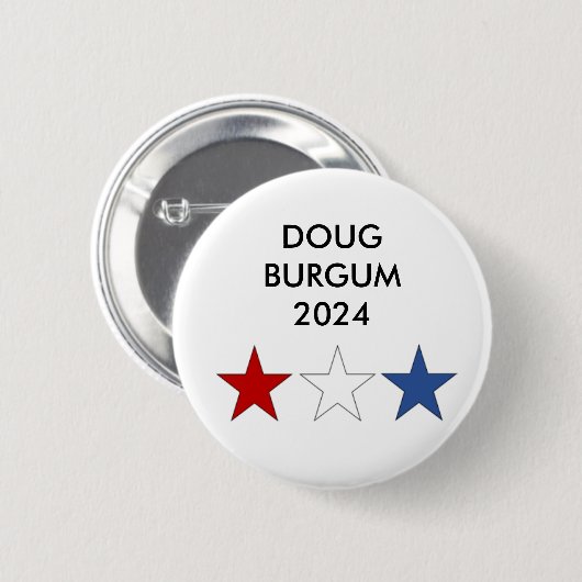 Doug Burgum für Präsident 2024 Button (Vorne & Hinten)