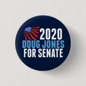 Doug Jones für den Senat Button (Vorderseite)